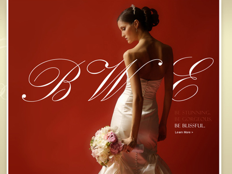 Blissful Weddings " Events - Website